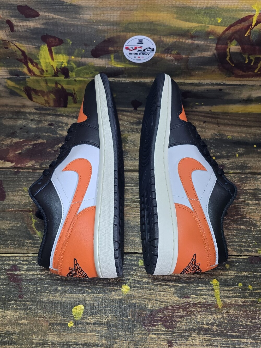 Nike Air Jordan 1 Low Shattered Backboard 553558-081 Men’s Size 11 BRAND NEW - Picture 5 of 8
